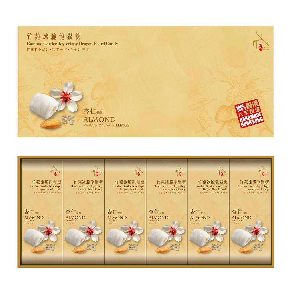 Bamboo Garden Icy-Crispy Dragon Beard Candy Gift Set (Almond/ 18 pieces)