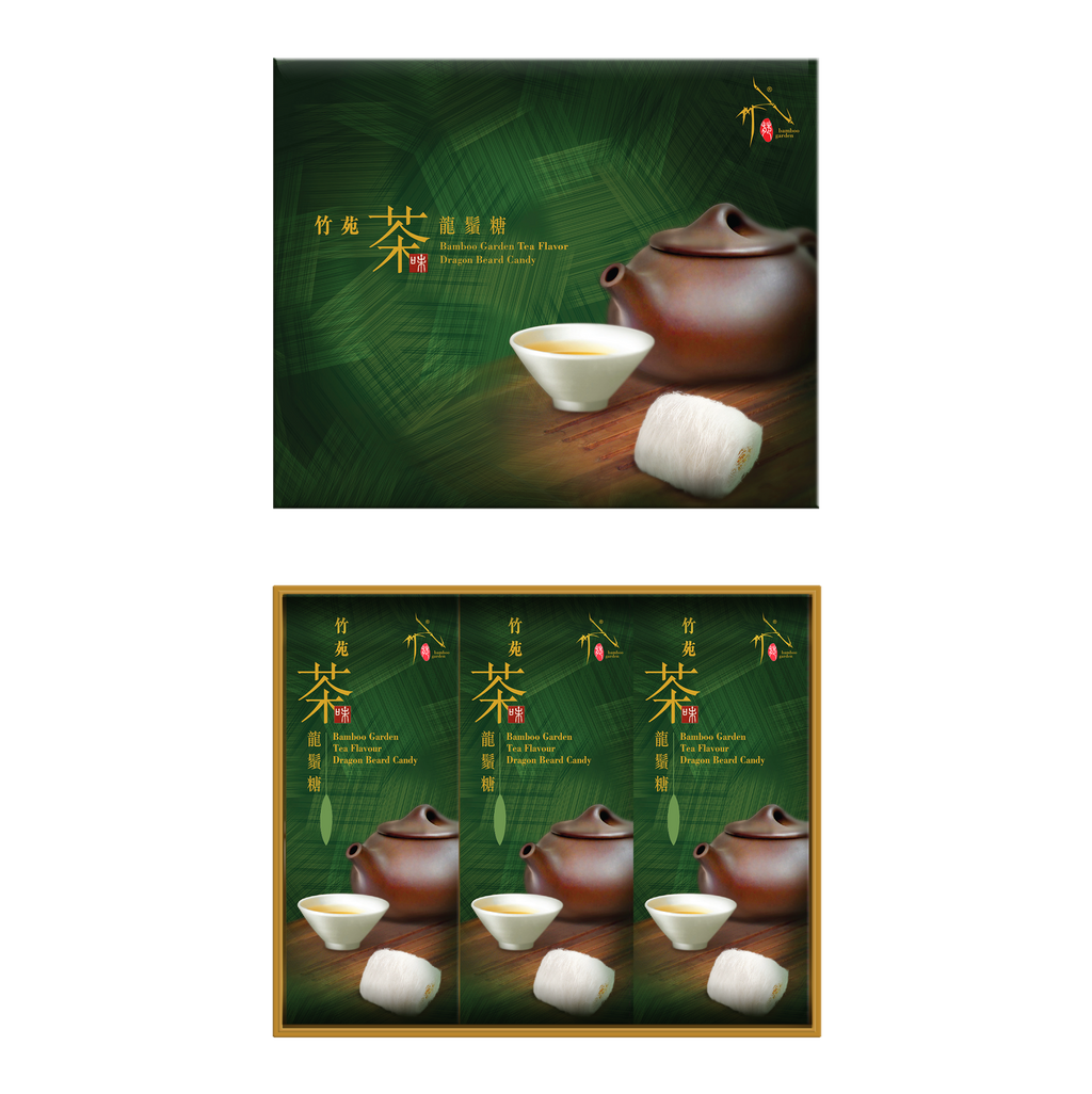 Bamboo Garden Icy-Crispy Dragon Beard Candy Gift Box (Jasmine Tea/ 9 pieces)